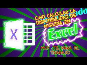 How to calculate machine availability in Excel