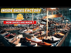 Inside a Modern Shoes Factory | From Raw Materials to Finished Shoes 👟 ( Industrial Automation)