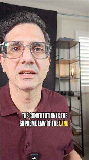 The constitution is supreme, not the government.