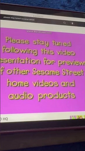 Please Stay Tuned/Sesame Street Home Video (2000)