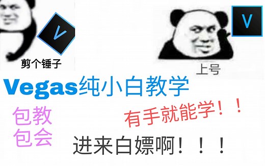 【Vegas教学】从0开始的纯小白教学（持续更新）