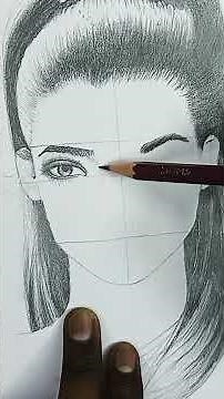 How to Draw a Realistic Face 😍✨ | Most Satisfying Art Process #art #drawing