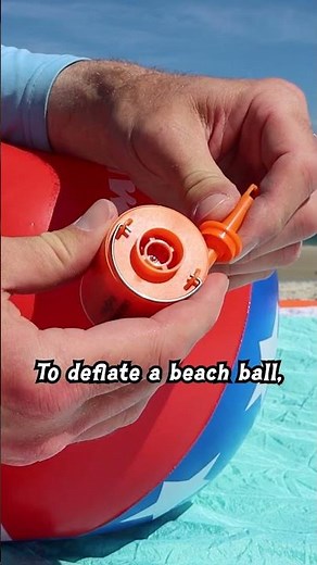 Use this (Mini) Pump To Inflate Your Beach Ball.