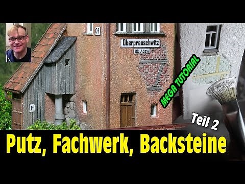 MEGA TUTORIAL Modellbau #Blockstelle #Oberpreuschwitz / Teil 2 - Gebäude in H0 #kunstmichiworld 066