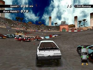 Destruction Derby 2 PC MS-DOS Gameplay