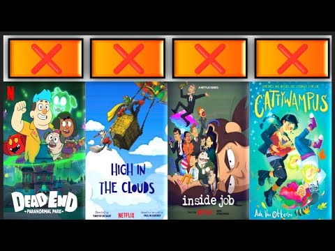 ALL CANCELLED NETFLIX ANIMATION STUDIOS MOVIES & TV SERIES