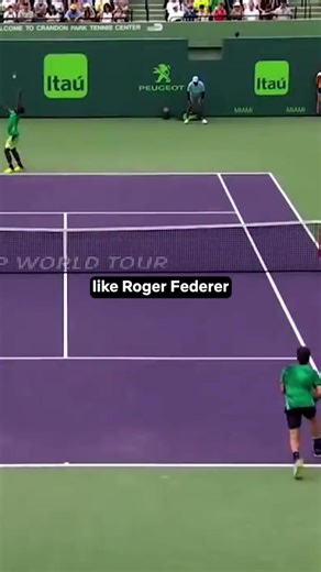 A lot of second serves are kick serves. As a returner, deal with it! #tennis #tennistips #return #federer #rogerfederer #coach #tenniscoach