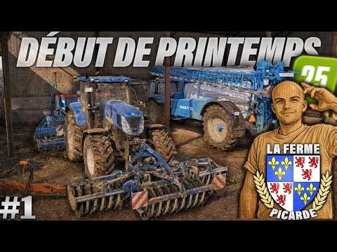 LA SAISON EST LANCÉE🤠! PREMIER RATION & APPORT D'AZOTE 🌱🚿Début des Semis - LE FERME PICARDE - 🇫🇷 #1