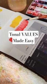 The EASIEST way to read and paint Tonal VALUES🖌️