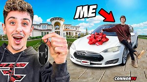 Trading a Penny to a Tesla Faze Rug's Tesla - Trade Up Challenge
