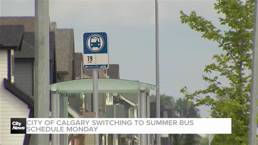 City of Calgary switching to Summer Service Bus Monday
