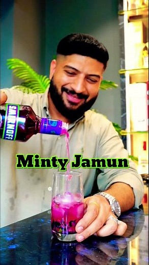 Tastiest Jamun Cocktail Ever 😍 | Smirnoff Minty Jamun Vodka.