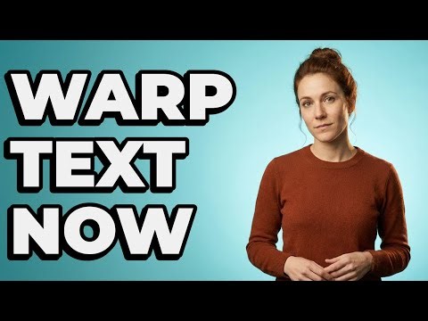 How Do I Warp Digital Text with Tools?