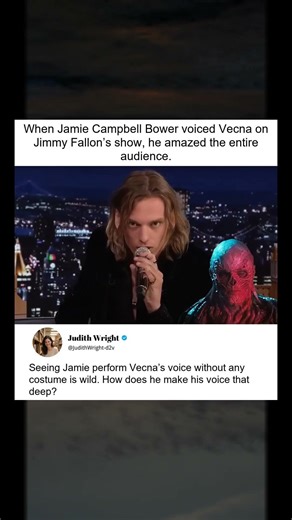 Jamie Campbell Bower Amazes Audience as Vecna on Jimmy Fallon