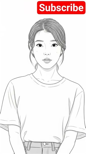 IU Sketch ✨ | Lee Ji-eun Pencil Portrait | K-Pop Fan Art #Shorts