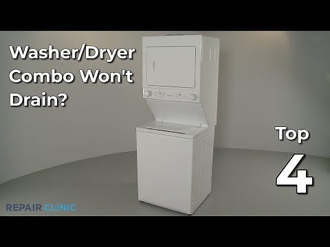 Washer/Dryer Combo Won't Drain — Washer/Dryer Combo Troubleshooting