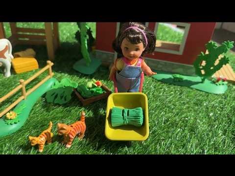 Barbie Farm Chores! Set Up The Farm with Us