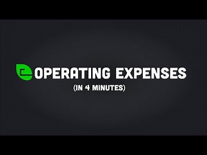 Operating Expenses in under 5 minutes