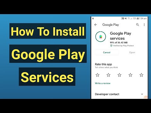 How to install google play services. How to download google play services.