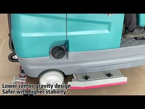 Lesp Walk Behind Floor Scrubber T860 User Video Tutorial