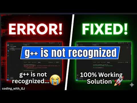 C++ Me💻 Error aagya🛑 Fix 'g++ not recognized' in VS Code or Terminal in Hindi (2026)🚀