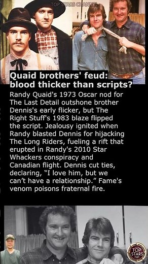 Quaid brothers' feud: blood thicker than scripts?