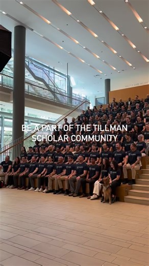 The Tillman Scholar community 💙Apply to be a part of it too! Being a Tillman Scholar is so much more than a scholarship: It’s a full support system of leaders who are continuing to pursue service above self. There is one month left to be a part of the 2026 Class of Tillman Scholars – apply now. apply.ptf.org Support the 2026 Scholar Class by becoming a monthly donor to the @pattillmanfnd. donate.ptf.org. #LinkinBio #Apply #TillmanScholar #PatTillman #Military #VeteranScholarship #Advice | Pat T