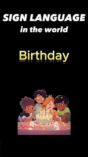 [World Sign Languages] How to Sign 'Birthday' in 5 Different Countries