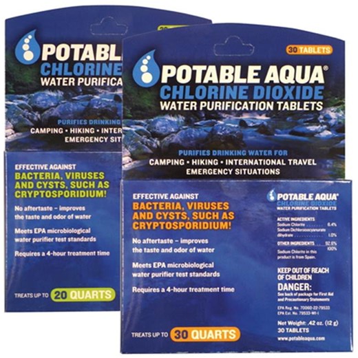 Potable Aqua Comprimés de Dioxyde de Chlore - Lot de 20 - Walmart.ca