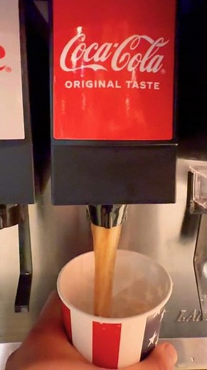 Coca-Cola | Coke Refill at Raising Cane’s Soda Fountain Machine #coke #cocacola #sodafountain #cola