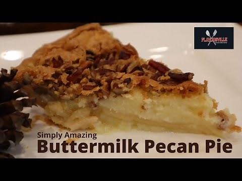 Buttermilk Pecan Pie - Simple But Amazing!