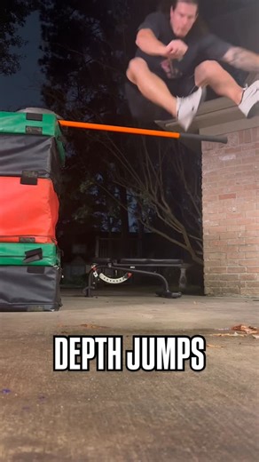 Justin Zimmer on Instagram: "DEPTH JUMPS: WHY ELITE ATHLETES USE THEM They’re one of the fastest ways to improve how violently you can put force into the ground. When done right, they teach your body to absorb force and immediately re-apply it. The exact quality that shows up in get-off, change of direction, and pass rush. Important: know the difference between a drop jump and a depth jump. • Drop jump = minimal ground time. Elasticity and quickness. • Depth jump = slightly longer ground contact