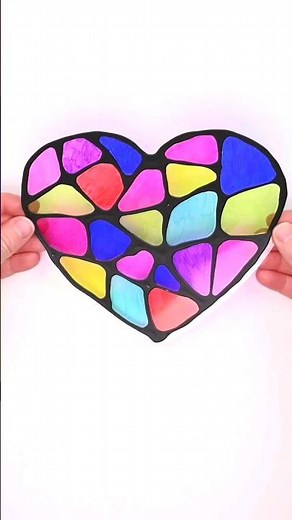 Stained Glass Suncatcher Craft 😍