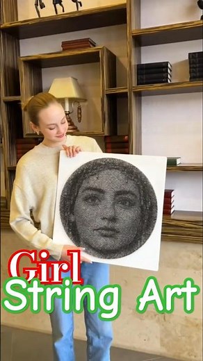 Art Tutorial For Beginners/How To Make String Art/DIY String Art Tutorial How To Make String Art#art