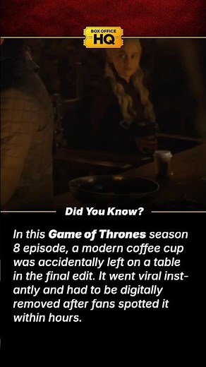 The infamous “Game of Thrones” coffee cup ☕️