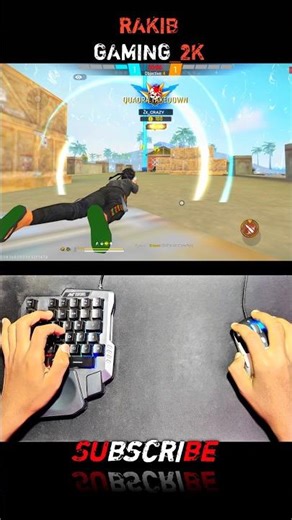 Free Fire Gaming keyboard mouse🖱️⌨️📲 Gameplay #mixpro #geekgamer #shorts #shortsviral #youtubeshorts