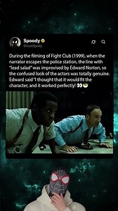 During the filming of Fight Club (1999), Edward Norton prepared the salad