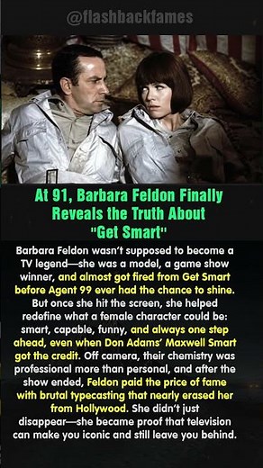 At 91, Barbara Feldon Finally Reveals the Truth About ''Get Smart'' #shorts