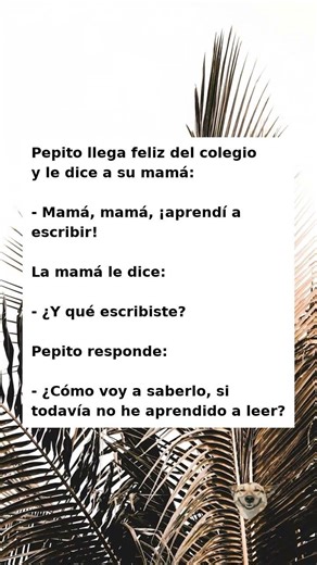 "¡Escribí un misterio! 😂🤔 Chiste del día"