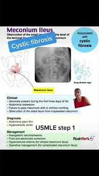 Pneumonia in cystic fibrosis pt with meconium ileus