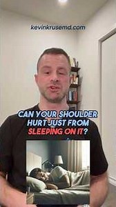 Can Your Shoulder Hurt From Sleeping On It #shoulderpain #shoulderdoctor