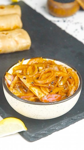 Instant Onion Pickle #onion #pickles #tasty | Yum