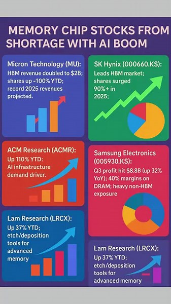 Memory chip shortage drives prices up 300% amid AI boom