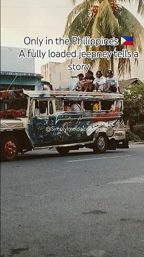 Fully Loaded Jeepney in the Philippines 🇵🇭 | Only in Filipino Street Life