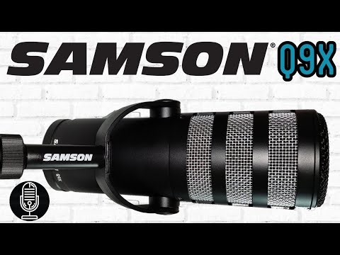 Samson Q9X - Broadcast Dynamic Microphone - Test / Review - NOT LIKE THE Q9U Except The Build