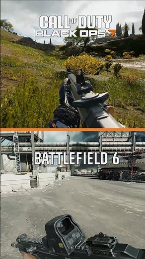 Battlefield 6 Vs COD Black Ops 7 Comparison! #battlefield6 #callofduty #comparison #gaming #shorts