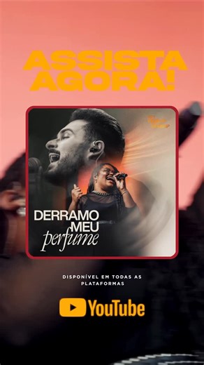 Get Worship on Instagram: "É OFICIAL!👀🔥 DERRAMO MEU PERFUME JÁ ESTA DISPONÍVEL EM TODAS AS PLATAFORMAS DIGITAIS! Corre no link da bio e escute agora no Spotify, Deezer, YouTube ou onde você preferir! Dê o play e deixe essa canção tocar seu coração❤️‍🔥 #getworship #getchurch #derramomeuperfume"