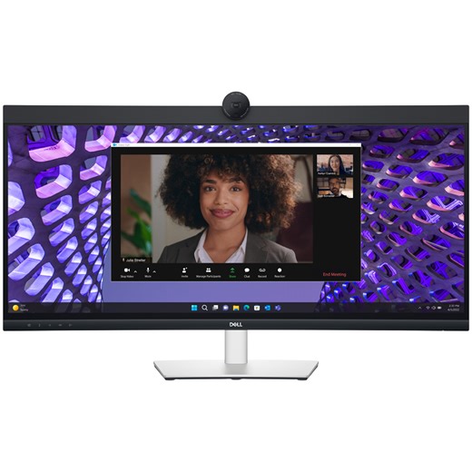 DELL P3424WEB Monitor 34" WQHD, IPS, video konferencije, ugrađena kamera |
