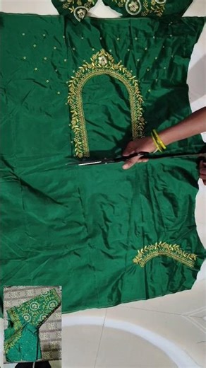 Computer Design Blouse Cutting #blousedesign #blousestitching #trending #trendingfeed