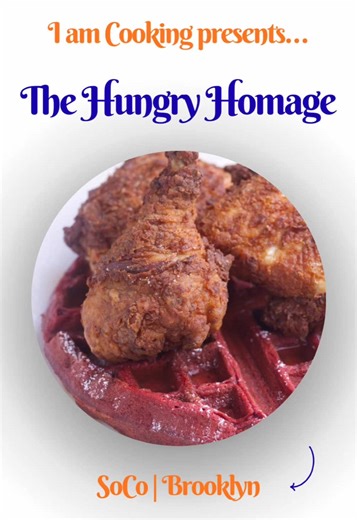 Indulge in Fried Chicken and Red Velvet Waffles